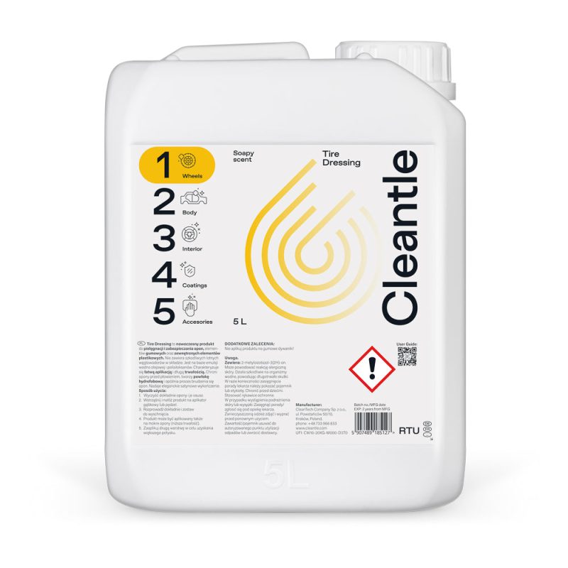 CTL TD5L Tire Dressing 5l Soapy scent